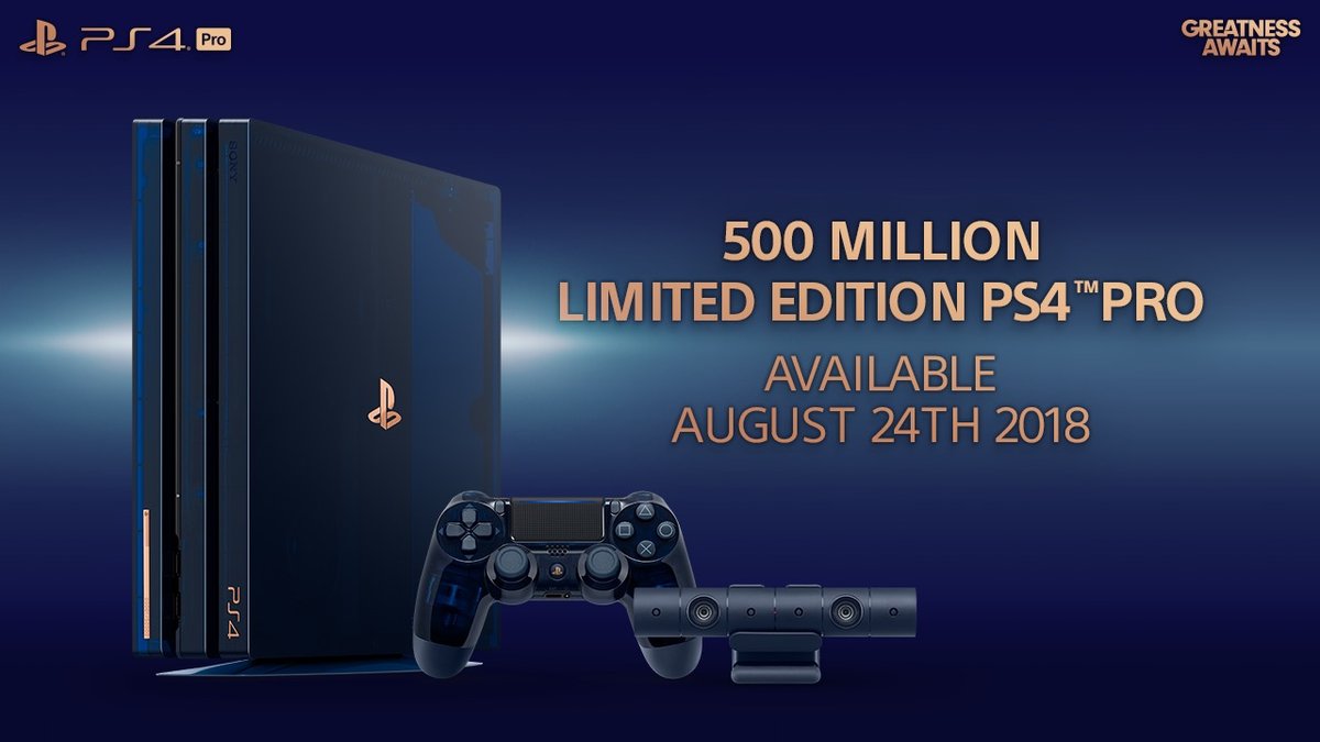 Sony Introduces PlayStation 4 Pro 500 Million Limited