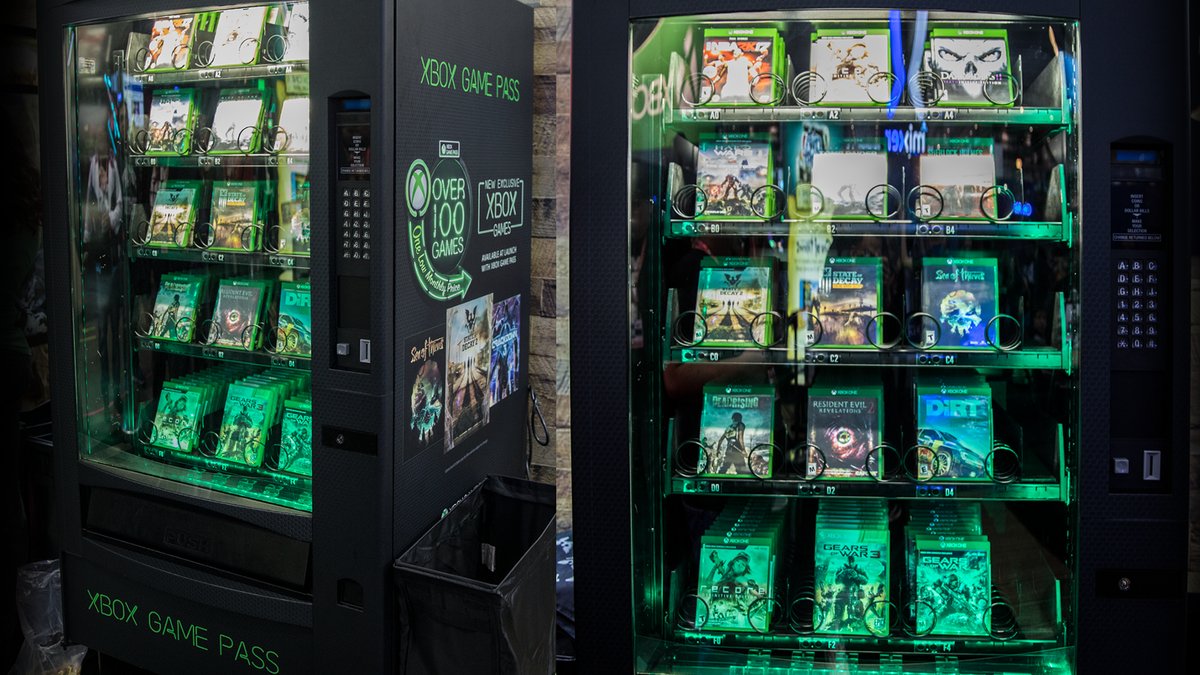 Xbox Game Pass Vending Machine