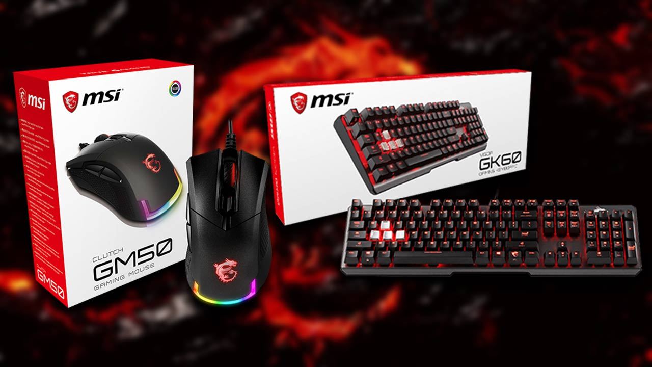 MSI GK60 Keyboard and GM50 Mouse